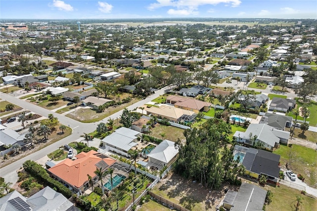 bird's eye view featuring a residential view