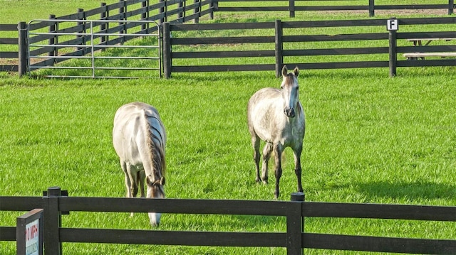 exterior space featuring fence