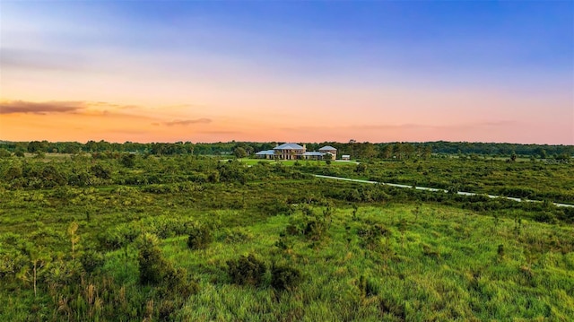 view of nature at dusk