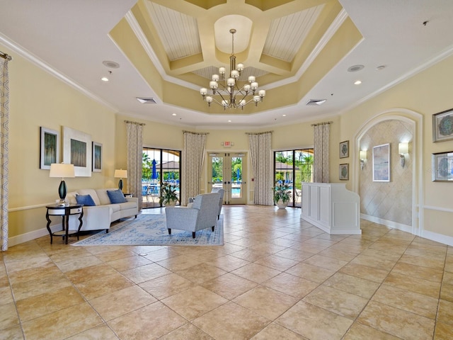 building lobby featuring visible vents