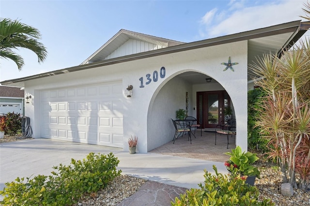 exterior space with driveway