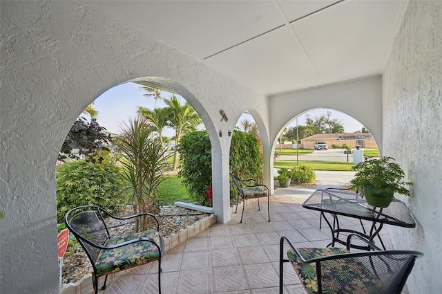 view of patio / terrace featuring a porch