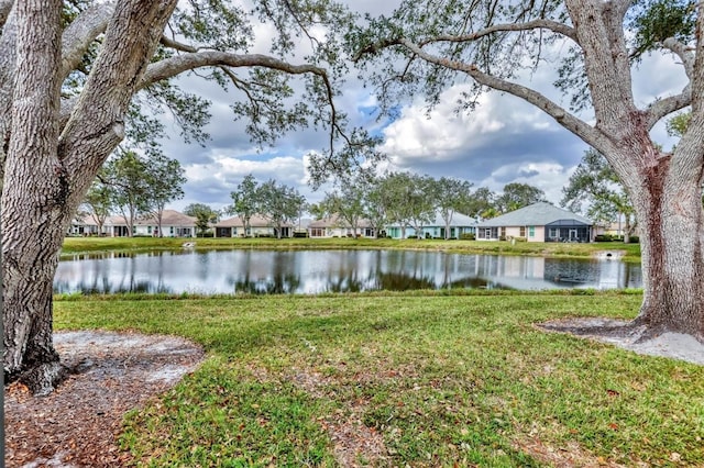 water view featuring a residential view