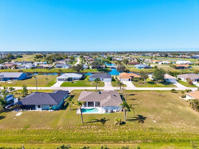 bird's eye view featuring a residential view