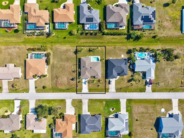 drone / aerial view featuring a residential view