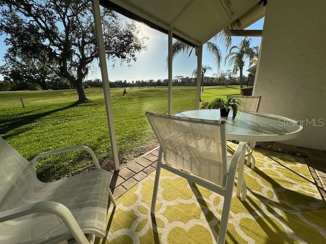 view of patio / terrace with outdoor dining area