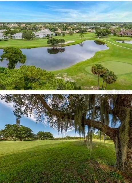 view of water feature featuring view of golf course