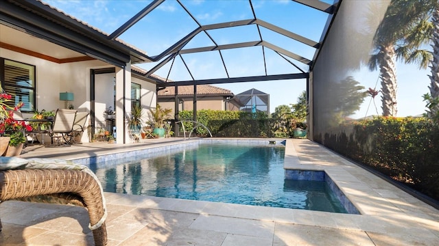 pool featuring a patio