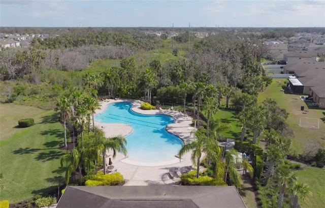 view of pool