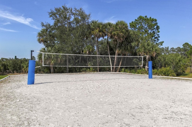 view of community with volleyball court