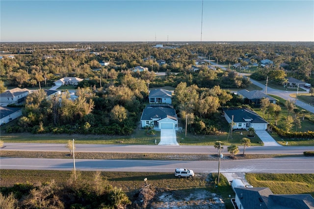 birds eye view of property featuring a residential view