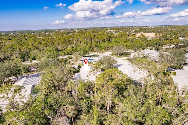 aerial view with a view of trees