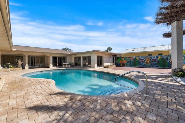 pool featuring a patio