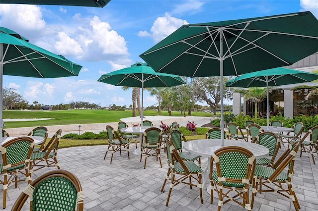 view of patio / terrace with outdoor dining area