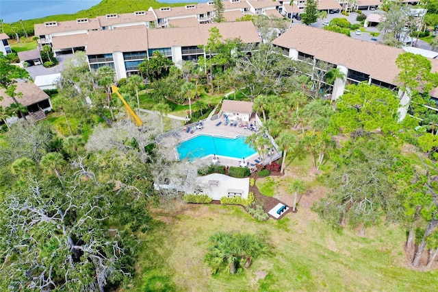 bird's eye view featuring a residential view