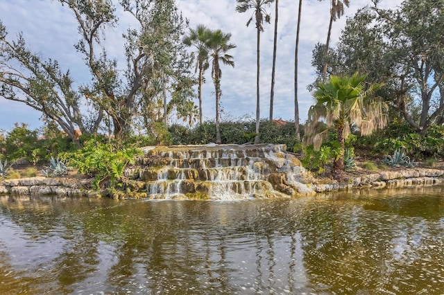 view of water feature