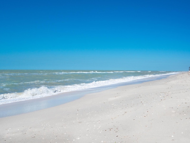 water view featuring a beach view