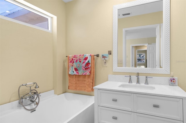 201 Cavallini Dr, Nokomis, FL 34275 - bathroom with a bath, visible vents, and vanity