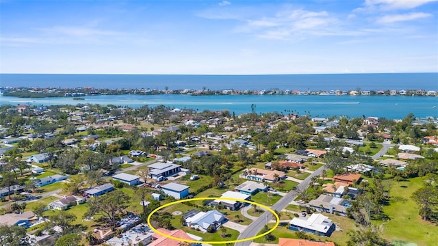 201 Cavallini Dr, Nokomis, FL 34275 - bird's eye view with a water view