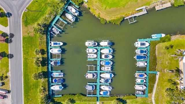 201 Cavallini Dr, Nokomis, FL 34275 - bird's eye view with a water view
