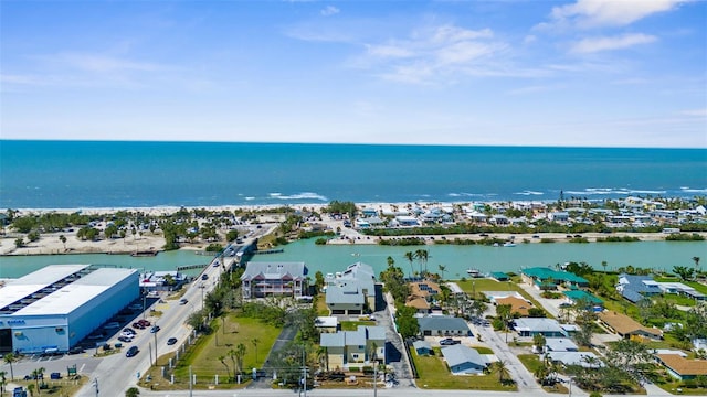 201 Cavallini Dr, Nokomis, FL 34275 - drone / aerial view featuring a water view