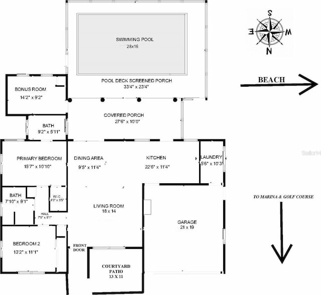201 Cavallini Dr, Nokomis, FL 34275 - plan