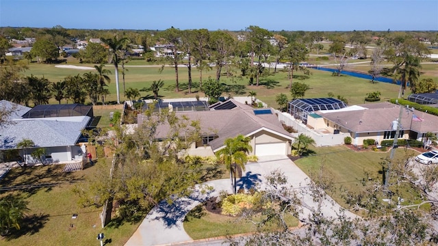 birds eye view of property featuring a residential view