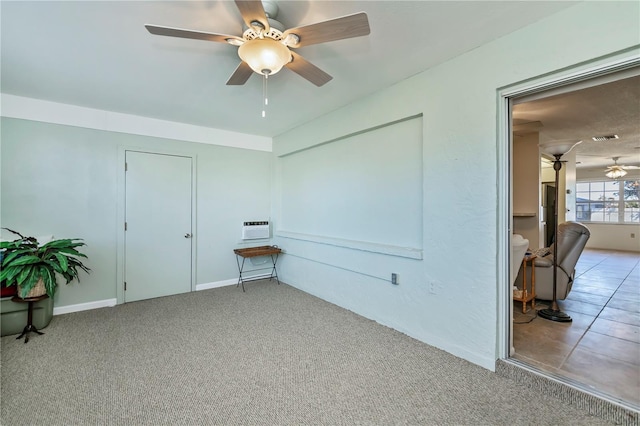 358 Pineview Dr, Venice, FL 34293 - carpeted empty room with a ceiling fan