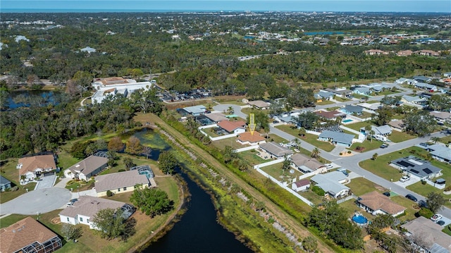 358 Pineview Dr, Venice, FL 34293 - drone / aerial view with a residential view and a water view