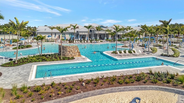 view of community pool
