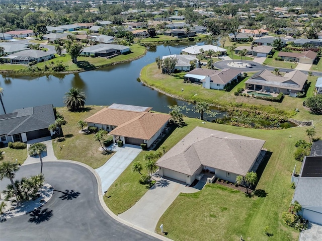 1602 Jim Jim Ct, Venice, FL 34293 - aerial perspective of suburban area featuring a nearby body of water