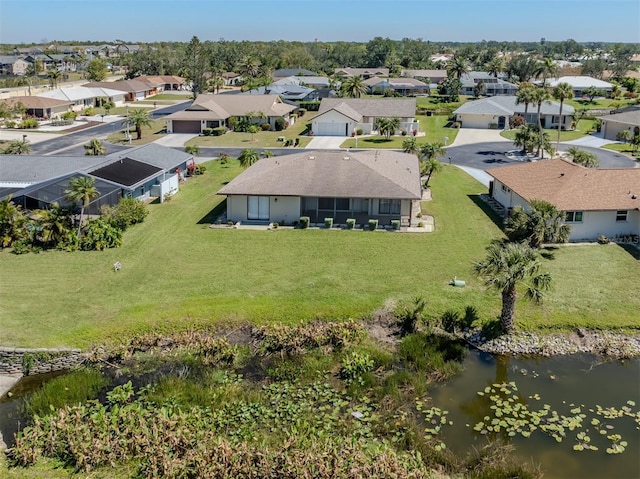 1602 Jim Jim Ct, Venice, FL 34293 - aerial perspective of suburban area with a large body of water