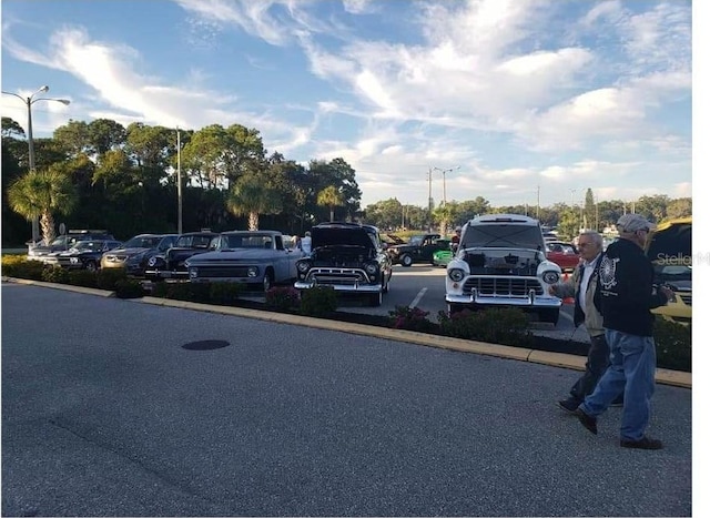 view of uncovered parking lot