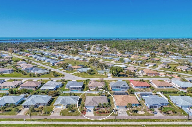 birds eye view of property featuring a residential view