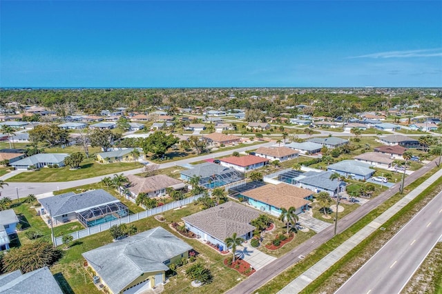 drone / aerial view featuring a residential view