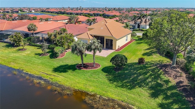 23901 Waverly Cir, Venice, FL 34293 - aerial view of residential area featuring a nearby body of water