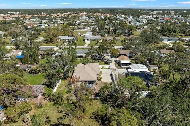 bird's eye view featuring a residential view