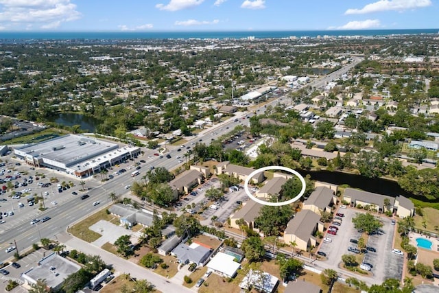 3417 Clark Rd Unit 217, Sarasota, FL 34231 - birds eye view of property featuring a water view