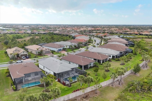 birds eye view of property featuring a residential view