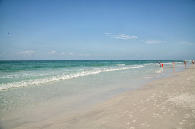 water view featuring a beach view