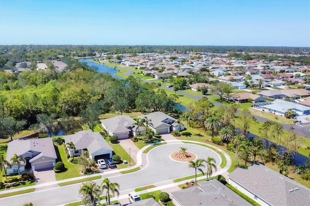 9312 Coachman Dr, Venice, FL 34293 - aerial view featuring a residential view and a water view