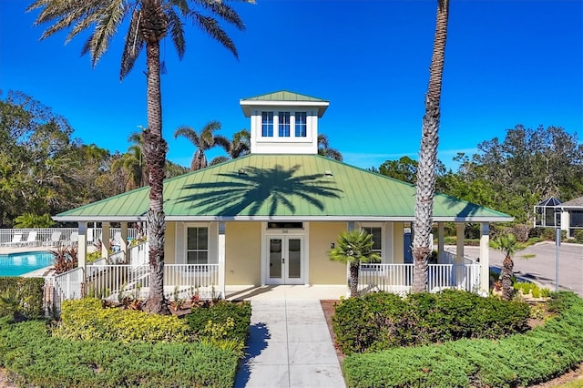 9312 Coachman Dr, Venice, FL 34293 - view of property featuring a fenced in pool