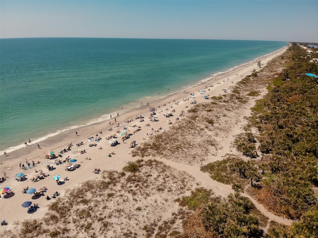 9312 Coachman Dr, Venice, FL 34293 - view of water feature featuring a view of the beach