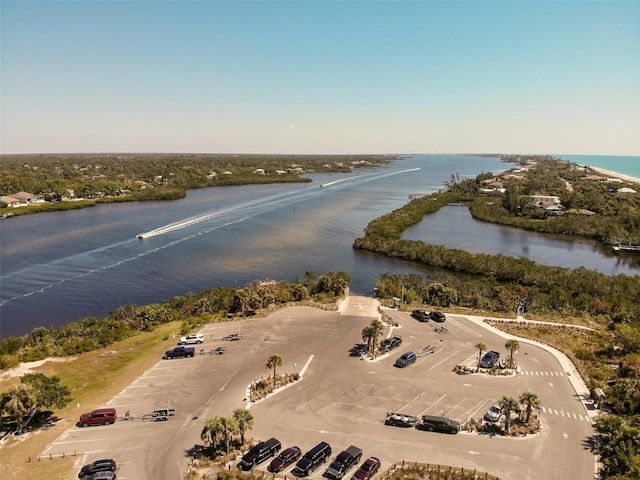 9312 Coachman Dr, Venice, FL 34293 - drone / aerial view with a water view
