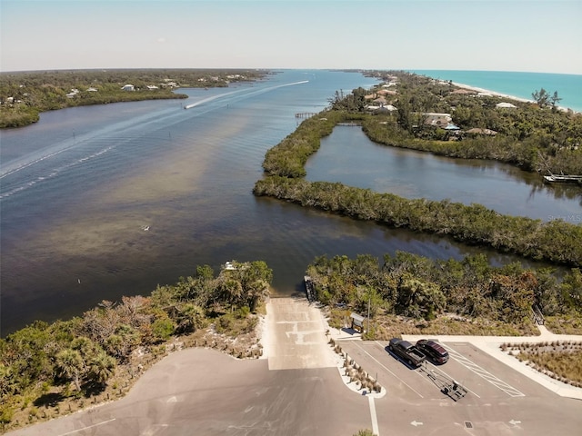 9312 Coachman Dr, Venice, FL 34293 - aerial view featuring a water view