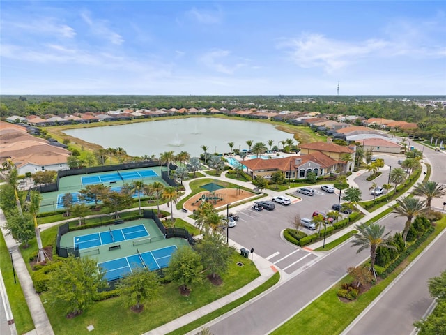 11655 Renaissance Blvd, Venice, FL 34293 - drone / aerial view with a residential view and a water view