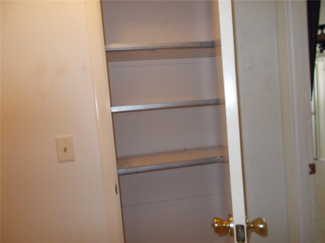 view of closet