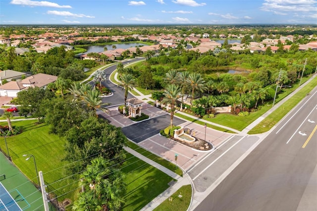1254 Cielo Ct, North Venice, FL 34275 - aerial view featuring a residential view and a water view