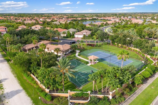1254 Cielo Ct, North Venice, FL 34275 - aerial view with a residential view and a water view