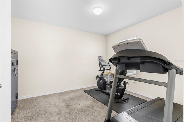 25525 Lambert Ln, Punta Gorda, FL 33950 - workout area with carpet floors and baseboards